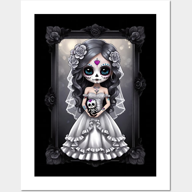 Bonechill Bride Wall Art by Absinthe Society 